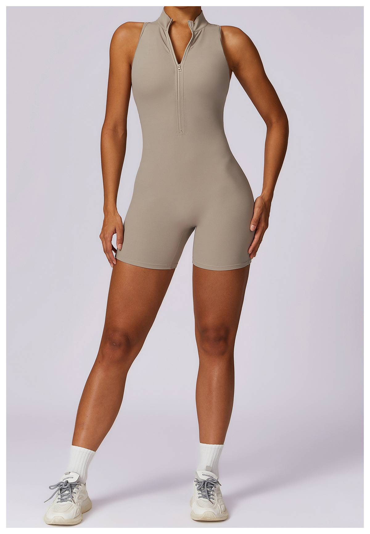 Fitness Yoga Jumpsuit With Zipper Summer Backless Shorts Jumpsuit Bodysuit For Women Clothing 19 Fitness Yoga Jumpsuit With Zipper Summer Backless Shorts Jumpsuit Bodysuit For Women Clothing