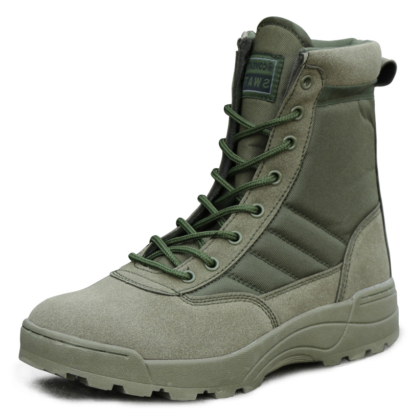 Combat Boots Tactical Black High-top Outdoor Boots 8 Combat Boots Tactical Black High-top Outdoor Boots