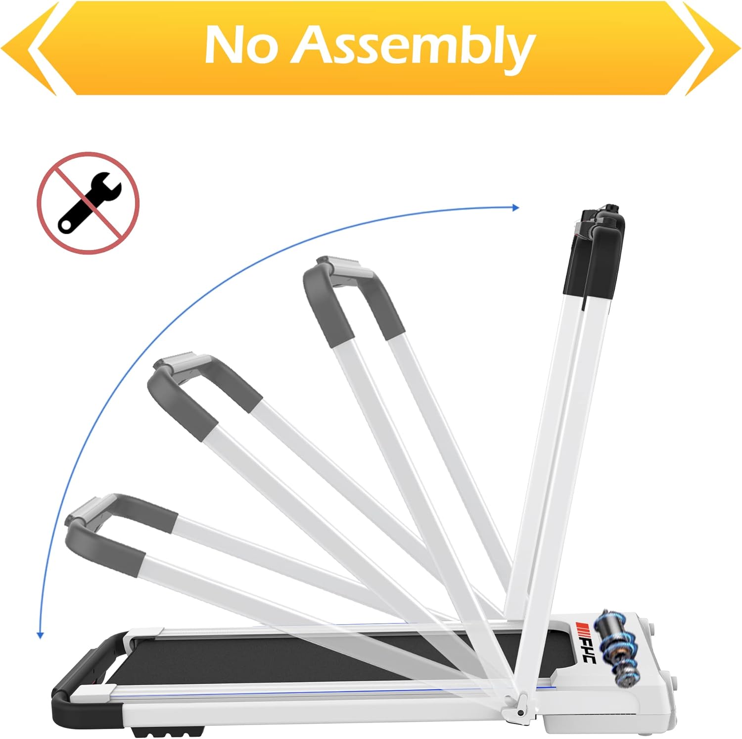 300 Lbs About 136.1 Kg Capacity Fold-able Treadmill With Remote Control 7 300 Lbs About 136.1 Kg Capacity Fold-able Treadmill With Remote Control