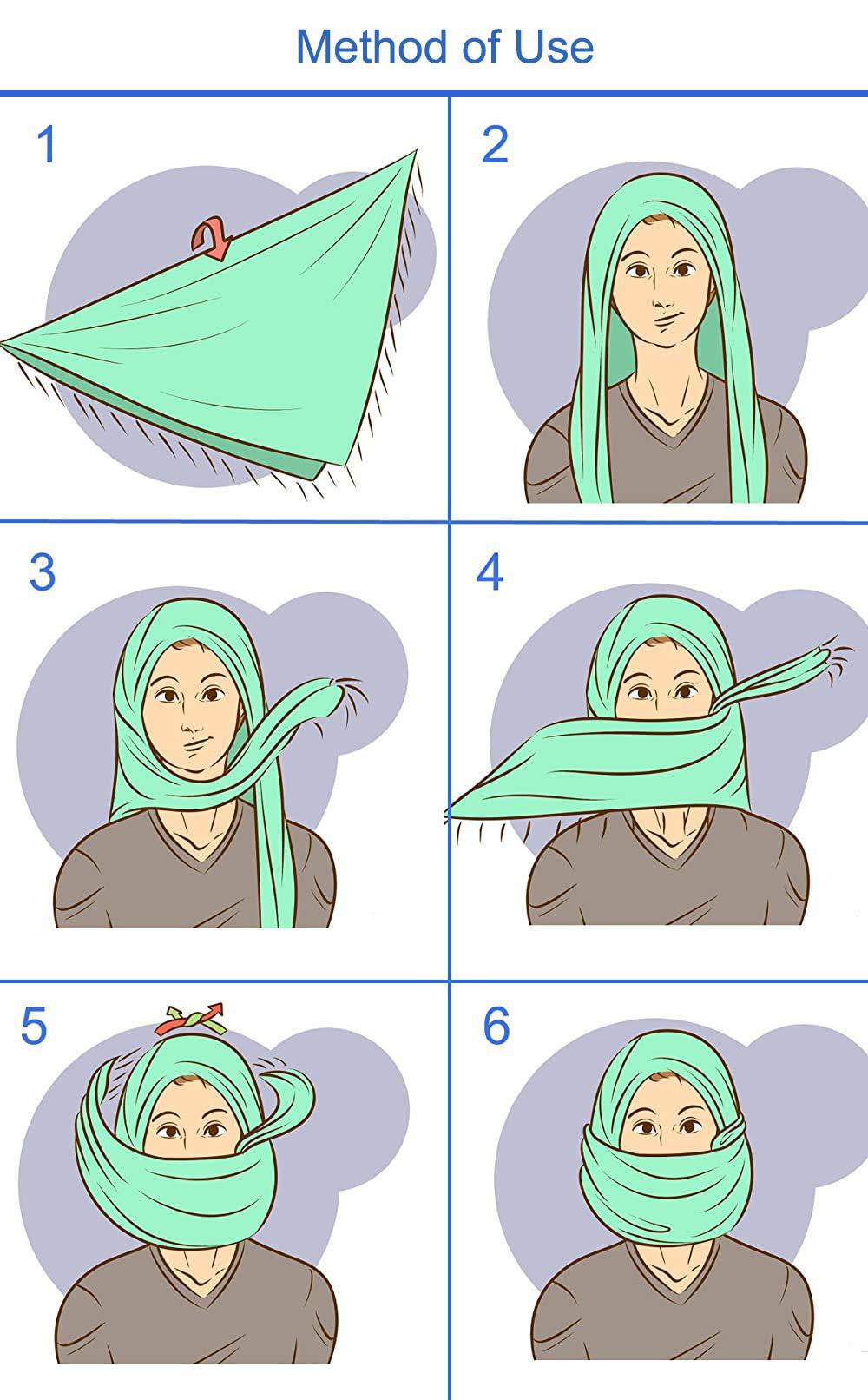 Men's And Women's Cotton Desert Tactical Scarf 10 Men's And Women's Cotton Desert Tactical Scarf