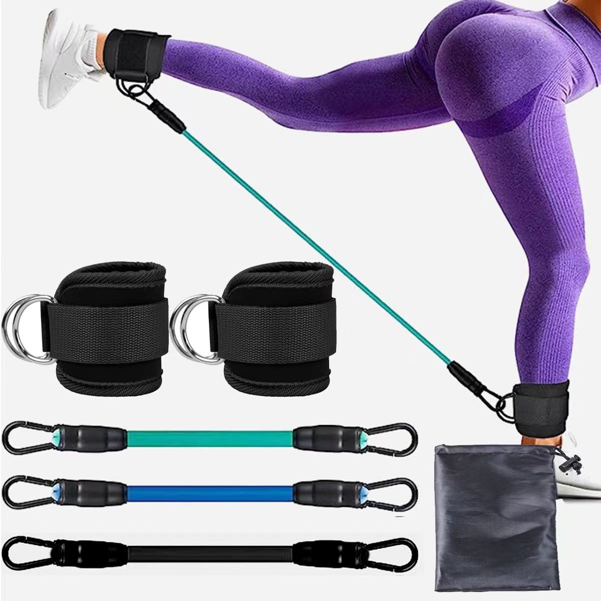 Ankle Strap Resistance Bands – Leg & Hip Strength Training for Home, Yoga, Pilates, and Gym Workouts 13 Ankle Strap Resistance Bands – Leg & Hip Strength Training for Home, Yoga, Pilates, and Gym Workouts