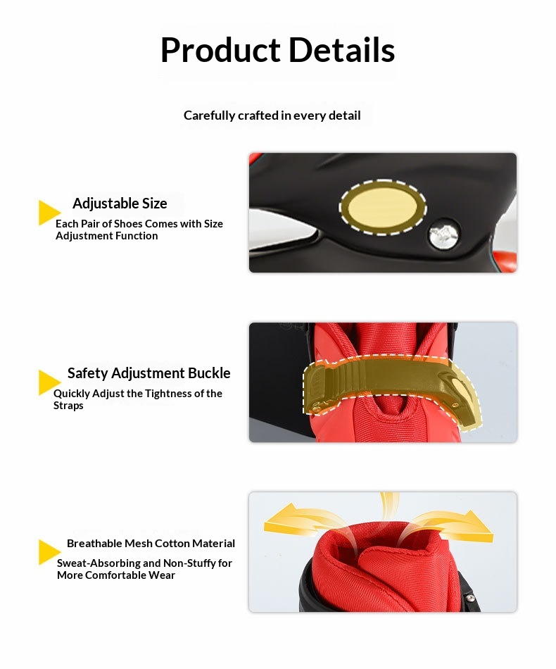 Kids Inline Skate Full Set With Multi-Adjustable Size Options 12 Kids Inline Skate Full Set With Multi-Adjustable Size Options