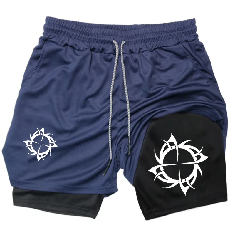 Fitness Eddy™ Axis 2-in-1 Running Shorts – Rotating Pattern Print Breathable Summer Workout Layer with Phone Pocket 24 Fitness Eddy™ Axis 2-in-1 Running Shorts – Rotating Pattern Print Breathable Summer Workout Layer with Phone Pocket