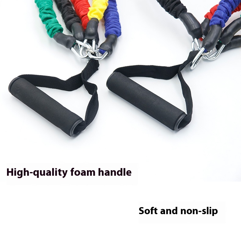Multi-functional Household TPE Resistance Tube 11-piece Set 8 Multi-functional Household TPE Resistance Tube 11-piece Set
