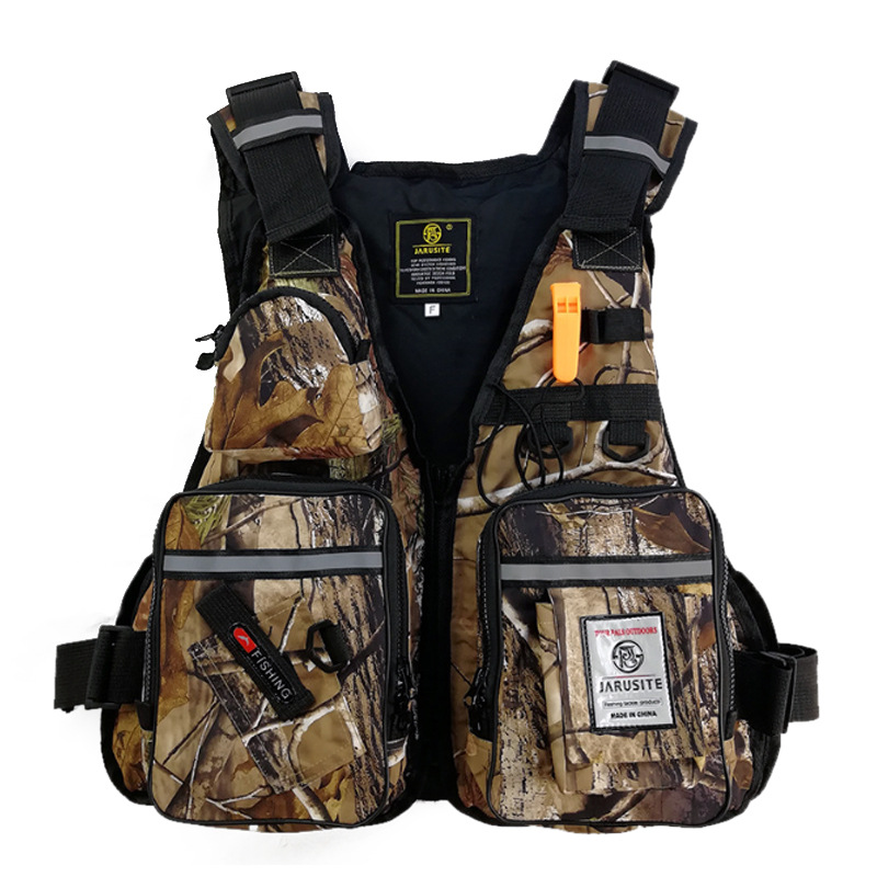 Multi-Pocket Tactical Life Vest - Oxford Fabric Fishing Gear 19 Multi-Pocket Tactical Life Vest - Oxford Fabric Fishing Gear