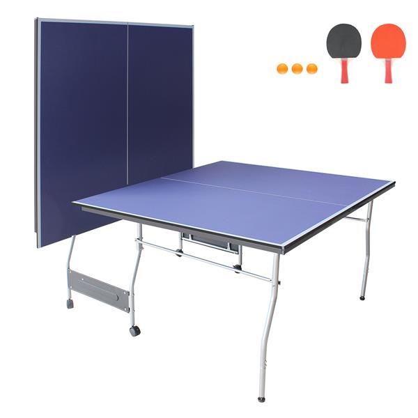 8-foot Medium-sized Table Tennis Table Foldable Portable Set 17 8-foot Medium-sized Table Tennis Table Foldable Portable Set