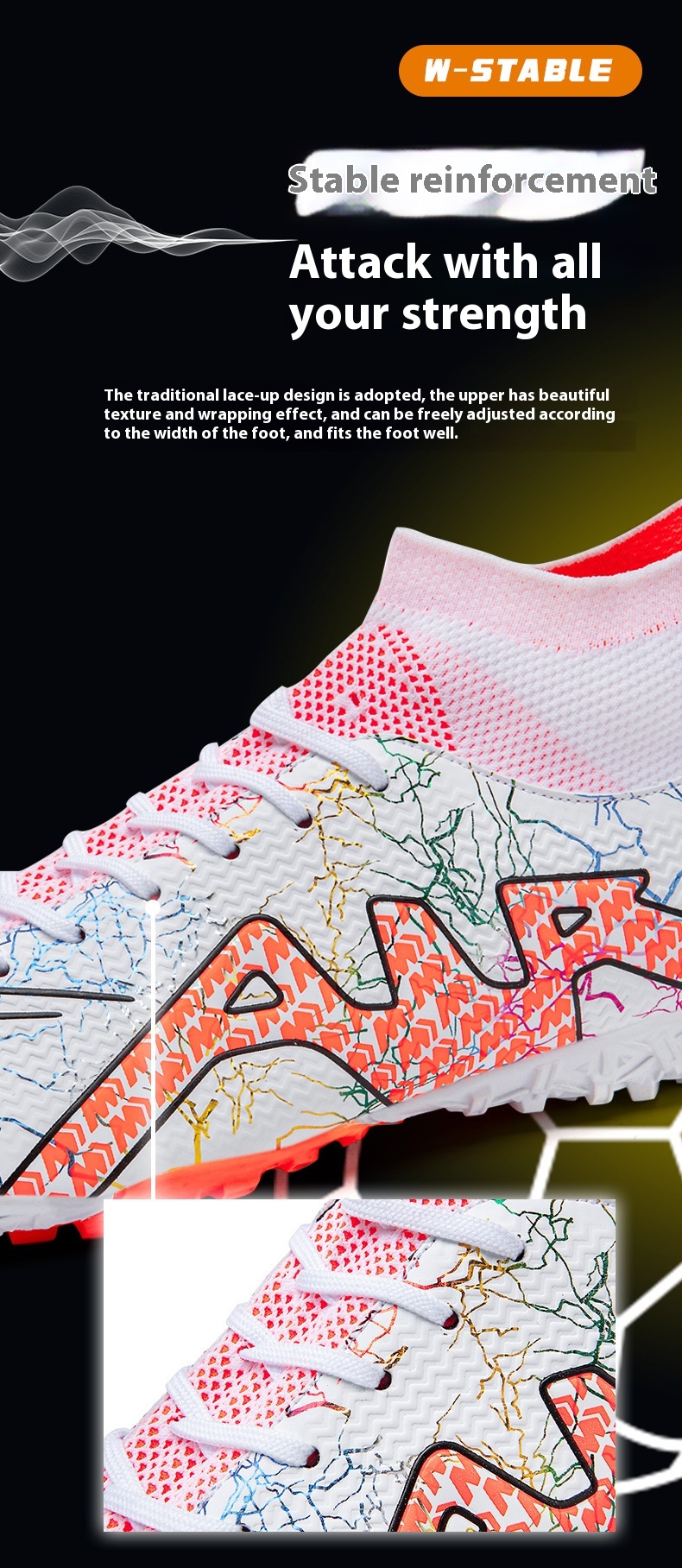 Fitness Eddy™ 6030 Elite High-Top Soccer Spikes – Professional Compression Football Boots 18 Fitness Eddy™ 6030 Elite High-Top Soccer Spikes – Professional Compression Football Boots