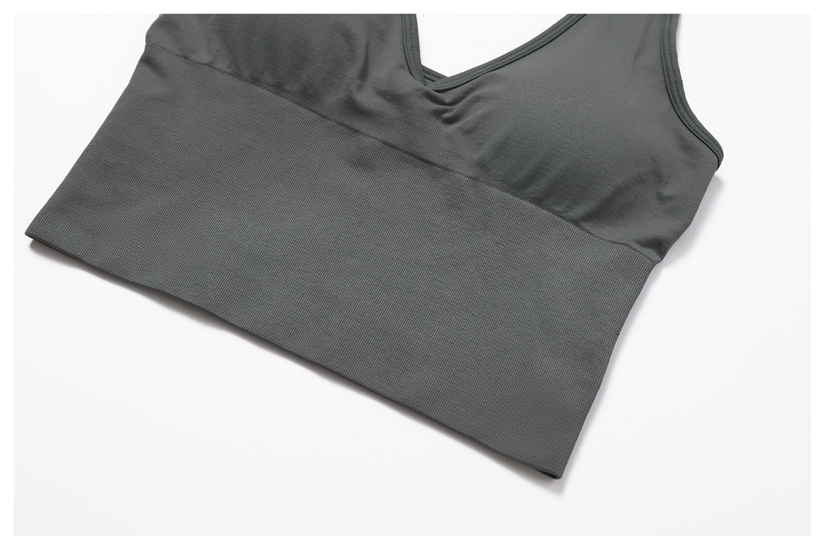Women's Halter Cropped Top Beauty Back Yoga Bra Seamless Fitness Sports Vest 94 Women's Halter Cropped Top Beauty Back Yoga Bra Seamless Fitness Sports Vest