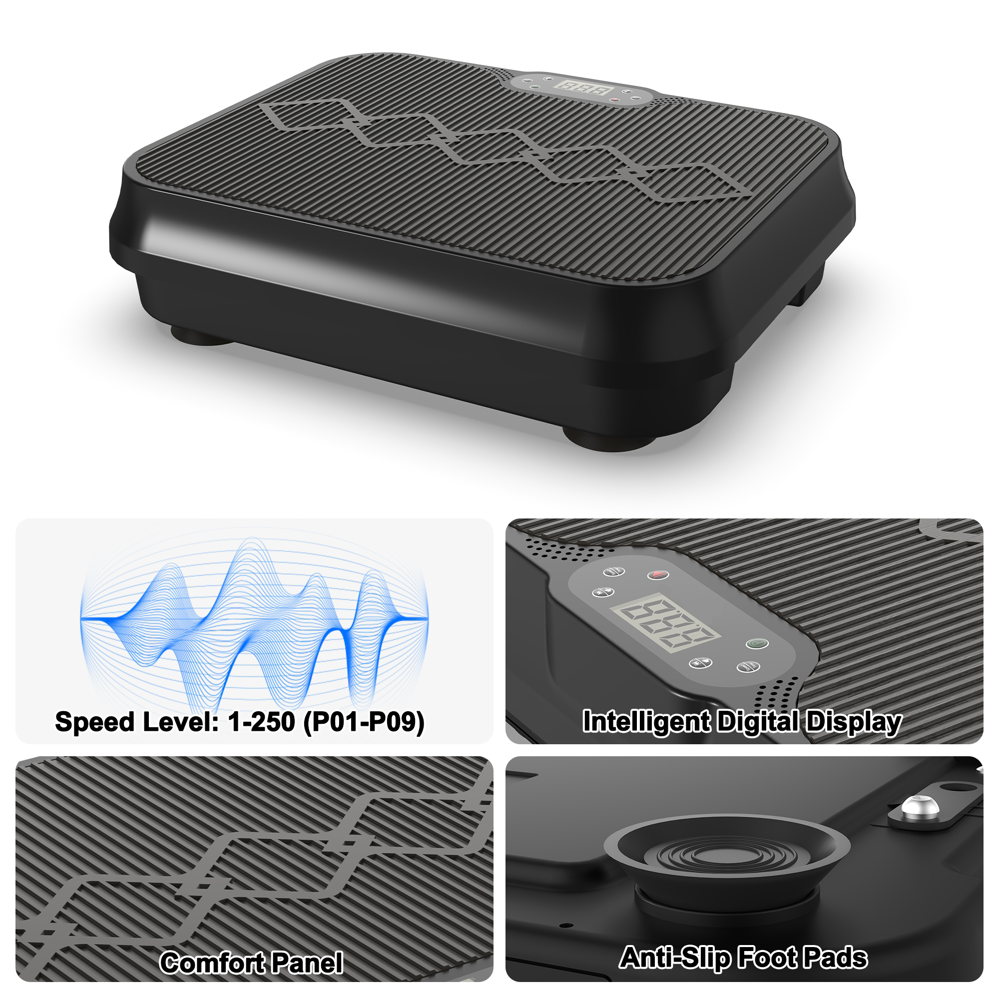 Vibration Plate Exercise Machine – Whole Body Workout Platform for Home Gym 49 Vibration Plate Exercise Machine – Whole Body Workout Platform for Home Gym