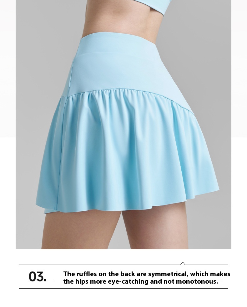 Pleated Fitness Yoga Skirts Sports Tennis Skirt 15 Pleated Fitness Yoga Skirts Sports Tennis Skirt