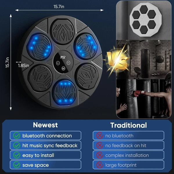 Music Boxing Machine For Adults,Wall Mounted with Bluetooth 21 Music Boxing Machine For Adults,Wall Mounted with Bluetooth