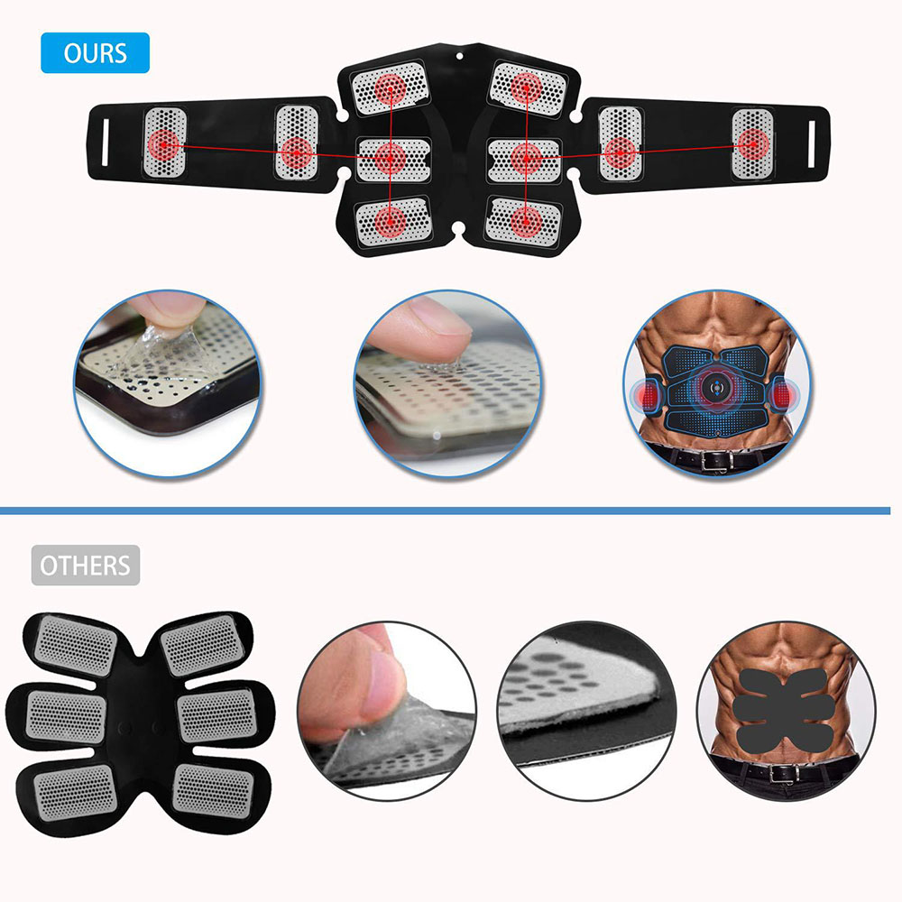 Abdominal muscle training with EMS fitness equipment 8 Abdominal muscle training with EMS fitness equipment