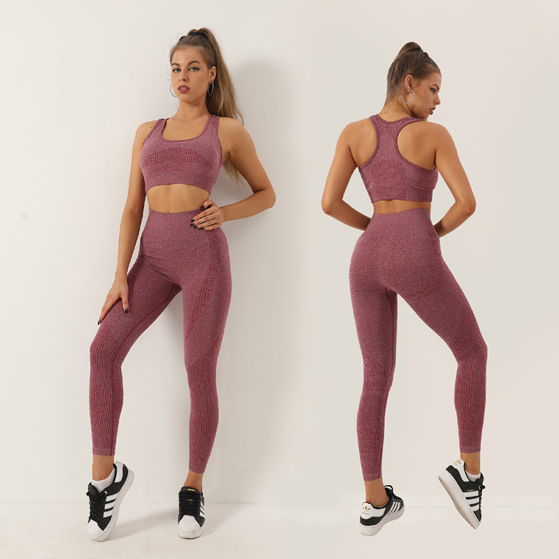 2PCS Seamless Yoga Set Women Tracksuit High Waist Leggings Workout Sportswear Gym Clothing Fitness Crop Top Sports Suits Gym Set 14 2PCS Seamless Yoga Set Women Tracksuit High Waist Leggings Workout Sportswear Gym Clothing Fitness Crop Top Sports Suits Gym Set