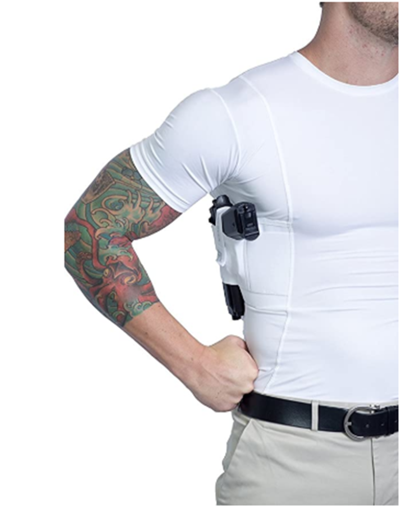 Concealed Carry Holster Shirt – Men’s Slim Fit Tactical Compression Vest 24 Concealed Carry Holster Shirt – Men’s Slim Fit Tactical Compression Vest