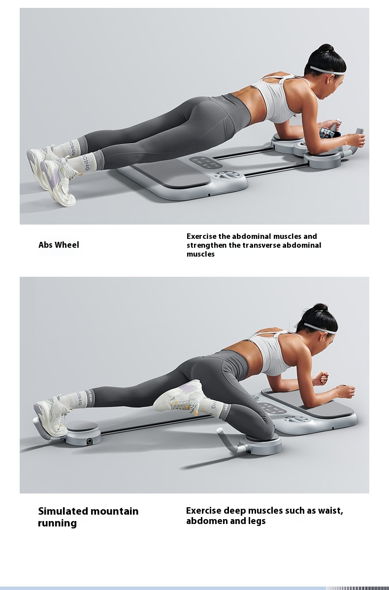 Six-in-one Multifunctional Fitness Board Abdominal Wheel 49 Six-in-one Multifunctional Fitness Board Abdominal Wheel