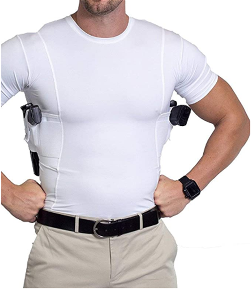 Concealed Carry Holster Shirt – Men’s Slim Fit Tactical Compression Vest 23 Concealed Carry Holster Shirt – Men’s Slim Fit Tactical Compression Vest