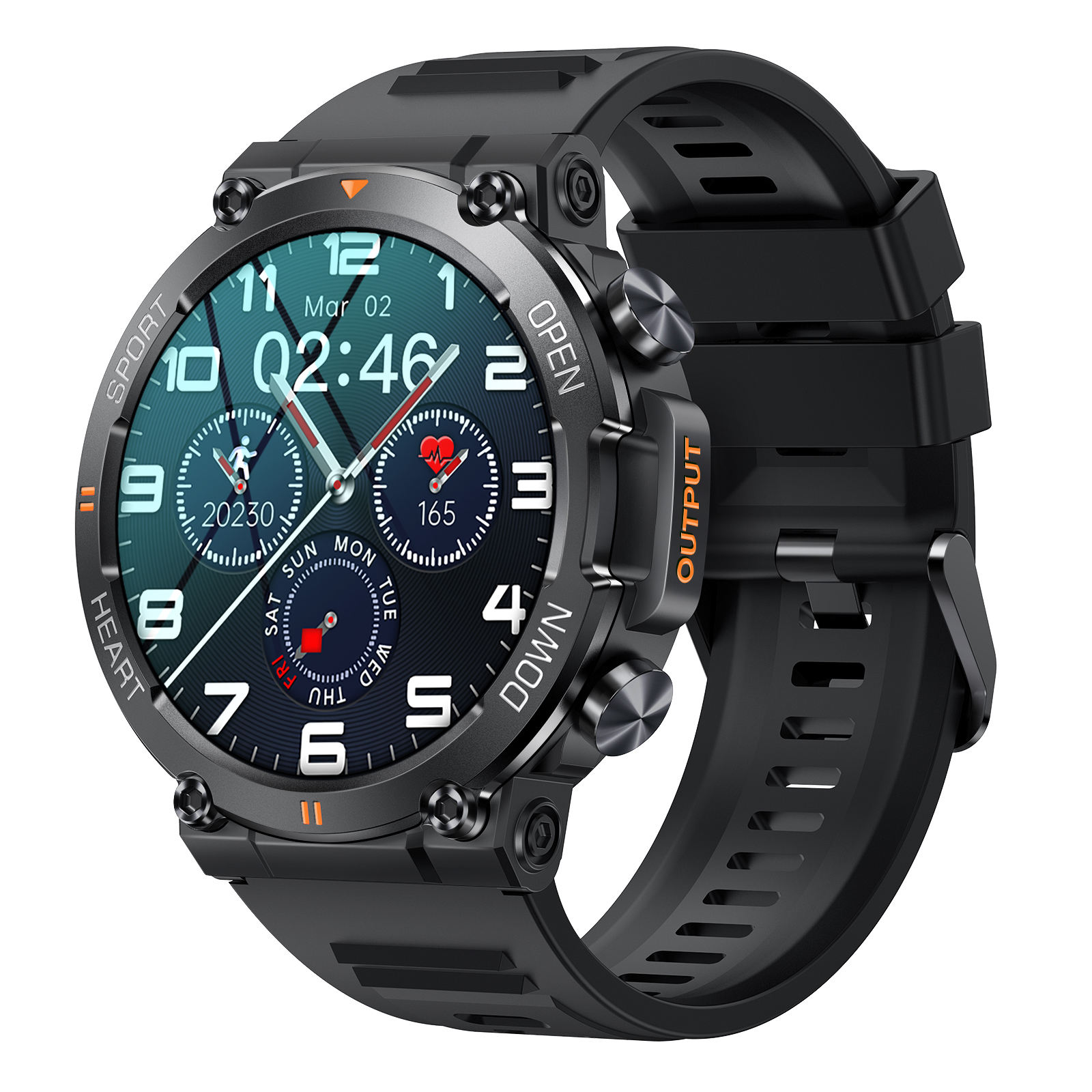 Round Big Screen Wireless Sports Smartwatch 6 Round Big Screen Wireless Sports Smartwatch