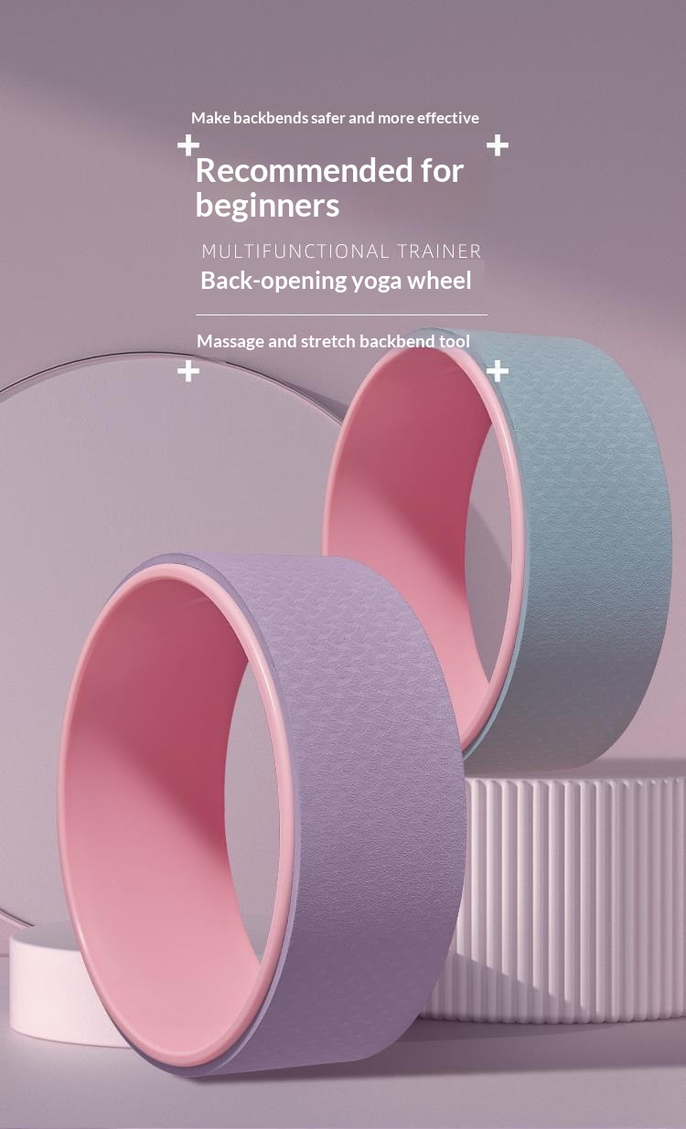 High-Density EVA Yoga Wheel Home Pilates Circle Backbend Aid Beginner Spinal Release Rolling Trainer 17 High-Density EVA Yoga Wheel Home Pilates Circle Backbend Aid Beginner Spinal Release Rolling Trainer