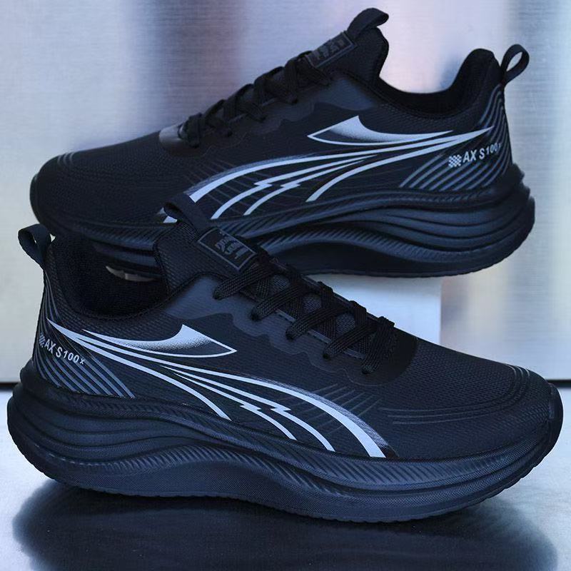 Waterproof Leather Upper Soft Sole Non-slip Lightweight Shock-absorbing Athletic Shoes 18 Waterproof Leather Upper Soft Sole Non-slip Lightweight Shock-absorbing Athletic Shoes