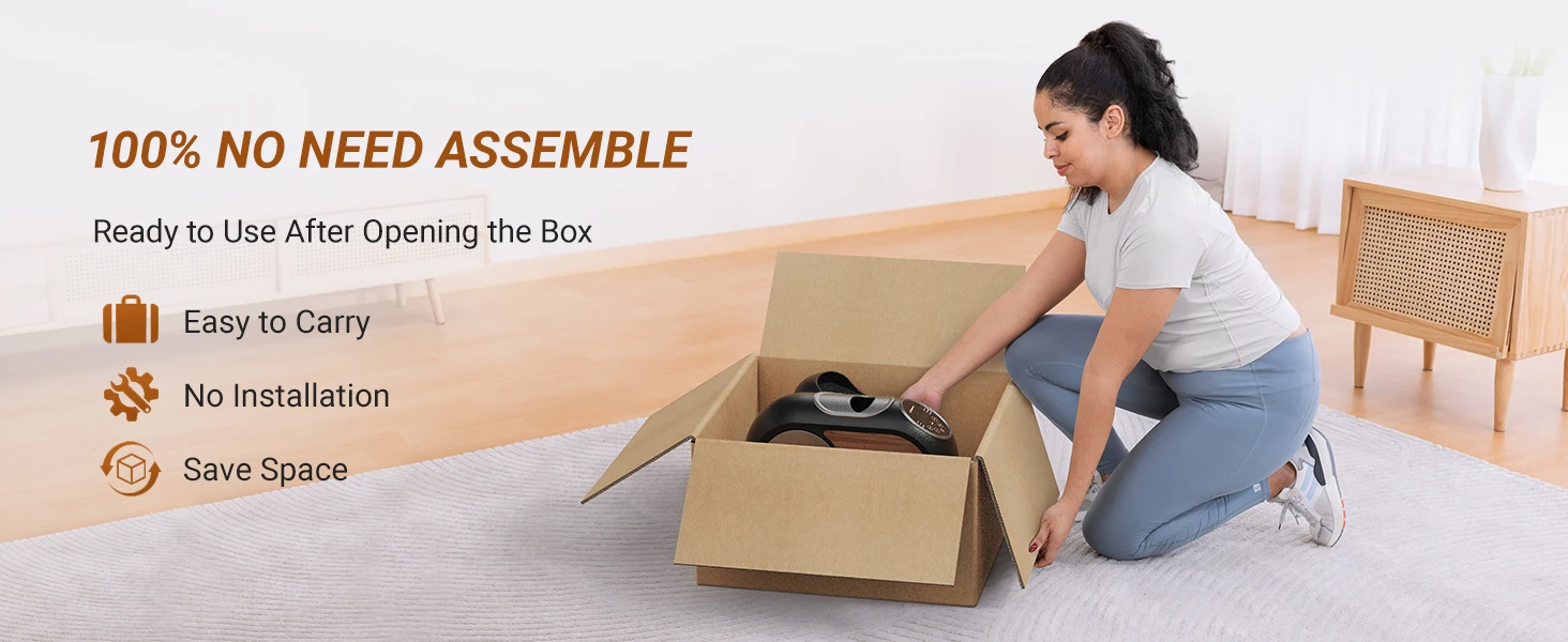 Under Desk Elliptical Machine – Quiet & Portable Seated Leg Exerciser with 12-Speed Adjustment 14 Under Desk Elliptical Machine – Quiet & Portable Seated Leg Exerciser with 12-Speed Adjustment