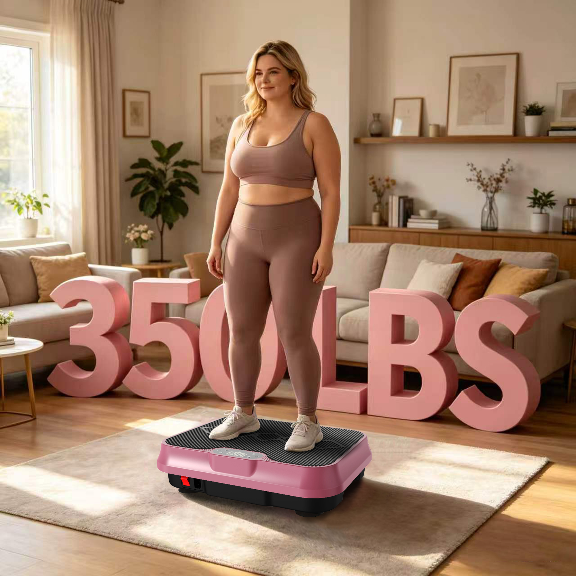 Vibration Plate Exercise Machine – Whole-Body Workout Platform with Resistance Bands 45 Vibration Plate Exercise Machine – Whole-Body Workout Platform with Resistance Bands