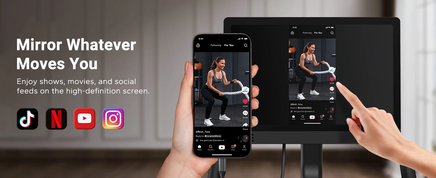 Low Noise Exercise Bike – Stationary Bike with Tablet Mount & Exclusive App for Weight Loss 13 Low Noise Exercise Bike – Stationary Bike with Tablet Mount & Exclusive App for Weight Loss