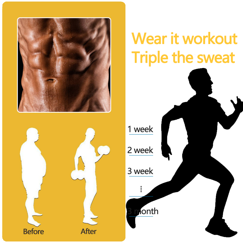 Fitness Corset Men's Shapewear Heat Trapping Shirt Sweat Body Shaper Vest Bodysuit 23 Fitness Corset Men's Shapewear Heat Trapping Shirt Sweat Body Shaper Vest Bodysuit
