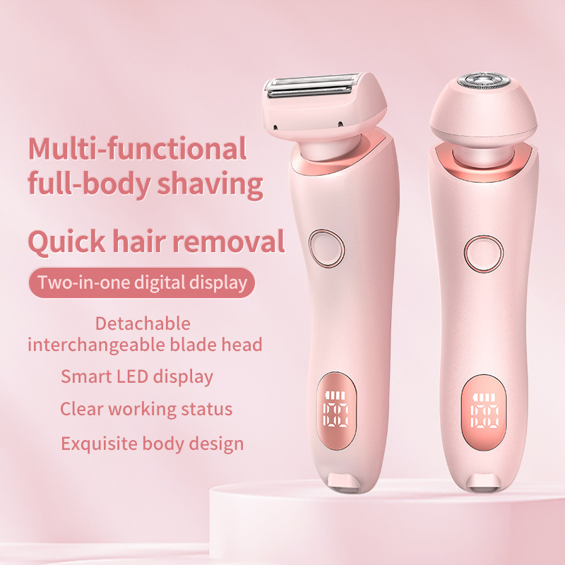 2 In 1 Women's Hair Removal Epilator USB Rechargeable 12 2 In 1 Women's Hair Removal Epilator USB Rechargeable