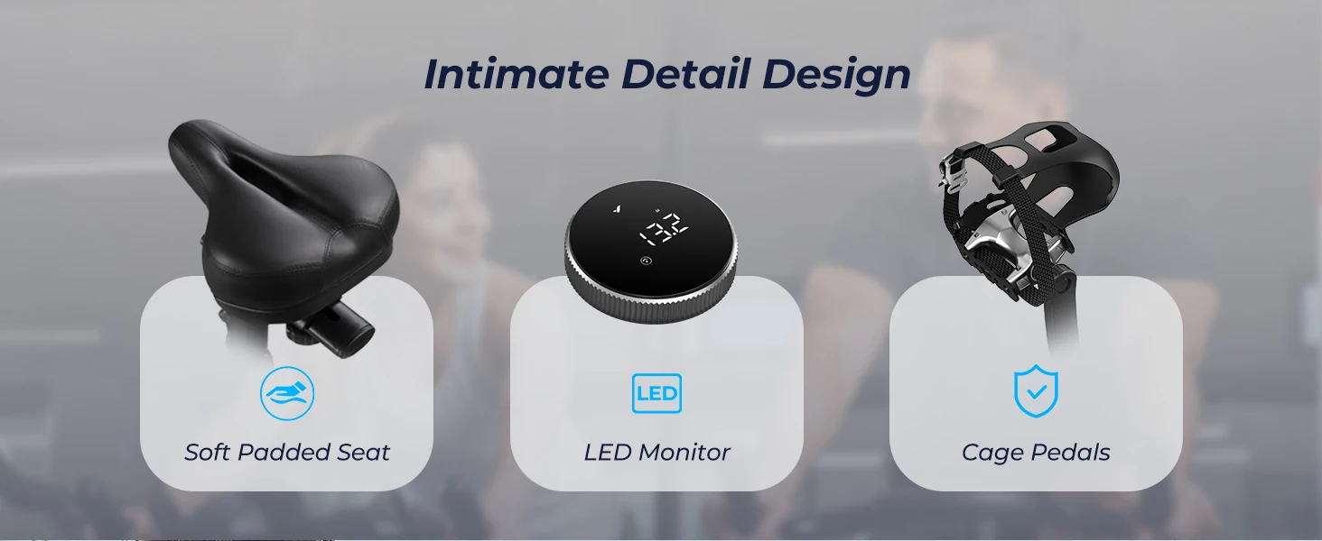 Low Noise Stationary Exercise Bike – Indoor Cycling with Tablet Mount & 270LB Capacity 15 Low Noise Stationary Exercise Bike – Indoor Cycling with Tablet Mount & 270LB Capacity