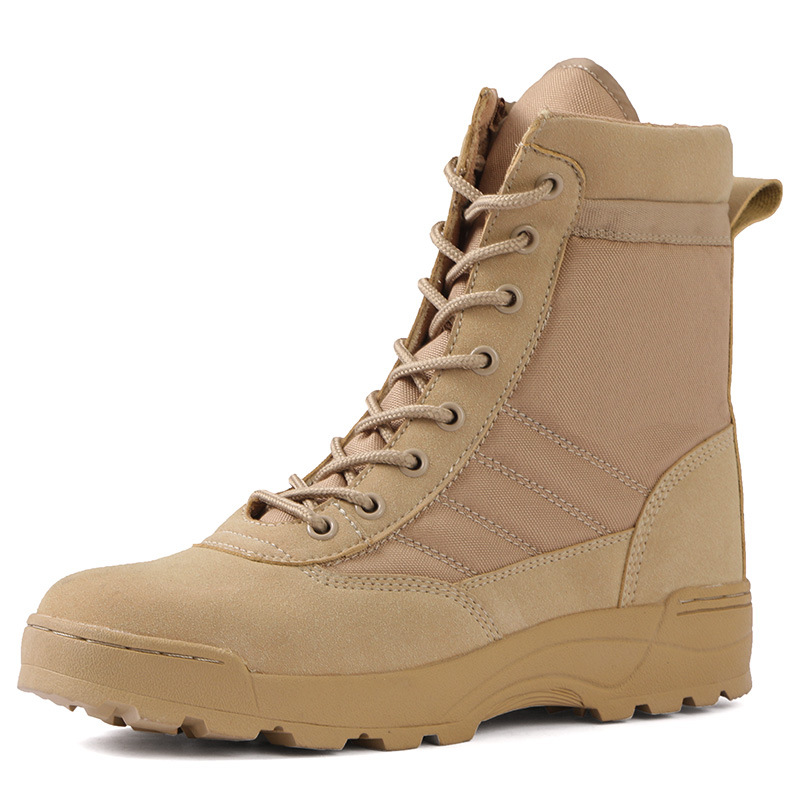 Combat Boots Tactical Black High-top Outdoor Boots 7 Combat Boots Tactical Black High-top Outdoor Boots