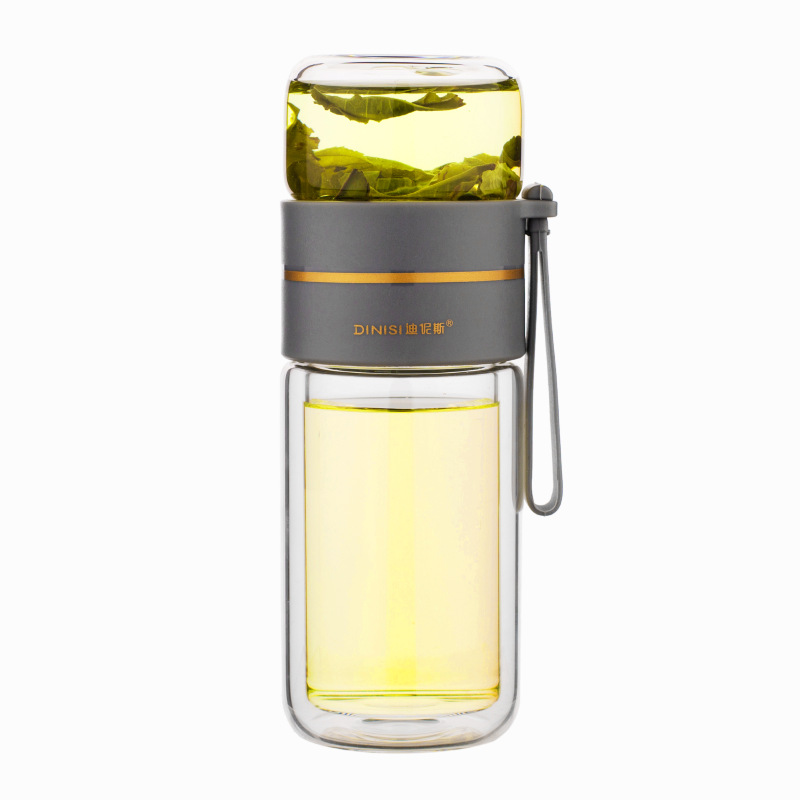 Fitness Eddy Double-Wall Glass Tea Infuser Bottle - Leakproof & Heat-Resistant 23 Fitness Eddy Double-Wall Glass Tea Infuser Bottle - Leakproof & Heat-Resistant