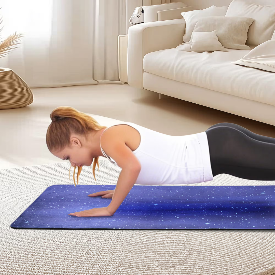 Yoga Mat, Exercise Yoga Mat Print With Non-Slip Design, Professional TPE Exericise Mat, 72 X 24 Multi-Purpose Workout Mat For Women, Pilates Fitness And Floor Exercises 42 Yoga Mat, Exercise Yoga Mat Print With Non-Slip Design, Professional TPE Exericise Mat, 72 X 24 Multi-Purpose Workout Mat For Women, Pilates Fitness And Floor Exercises
