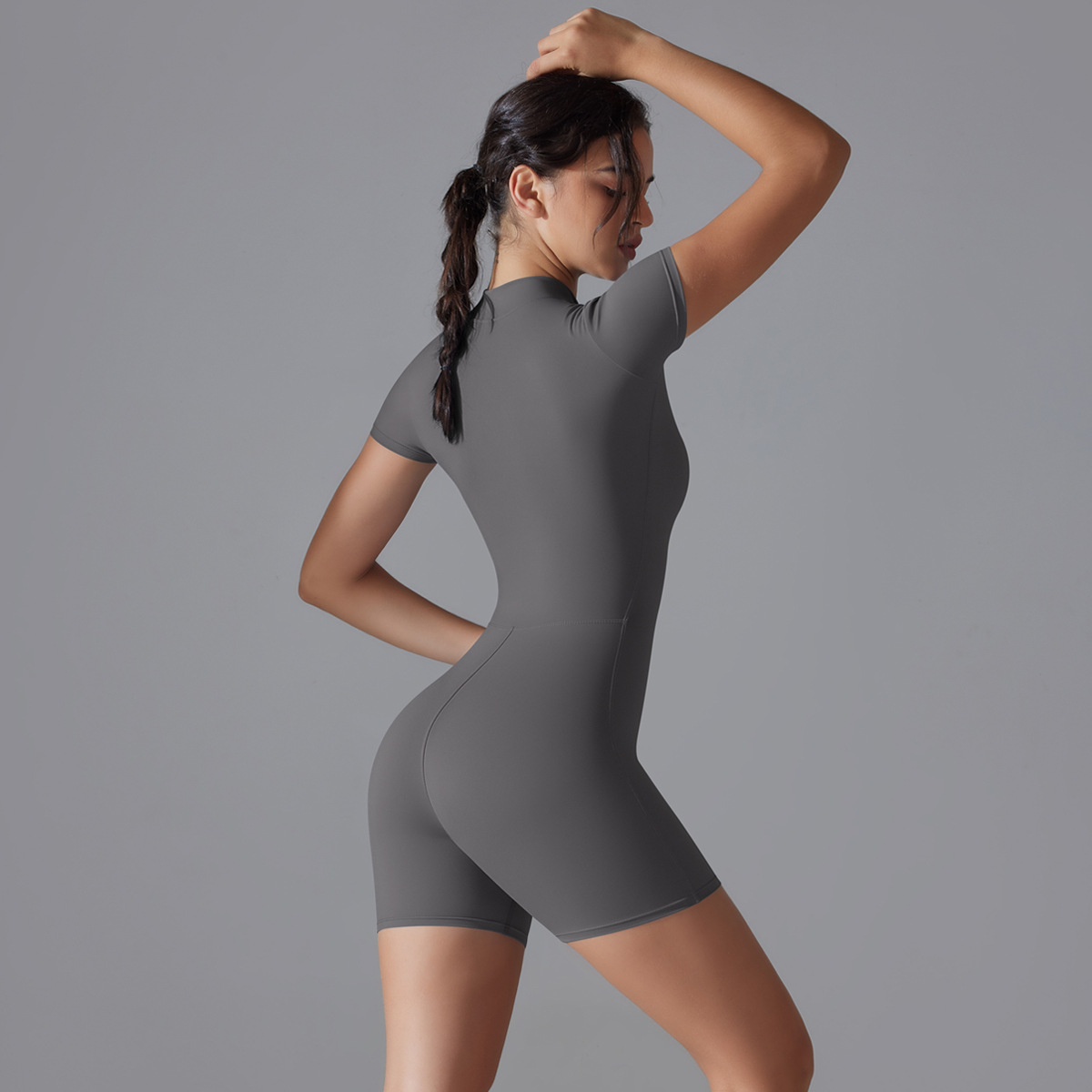 Yoga Short-sleeved Shorts Jumpsuit 37 Yoga Short-sleeved Shorts Jumpsuit