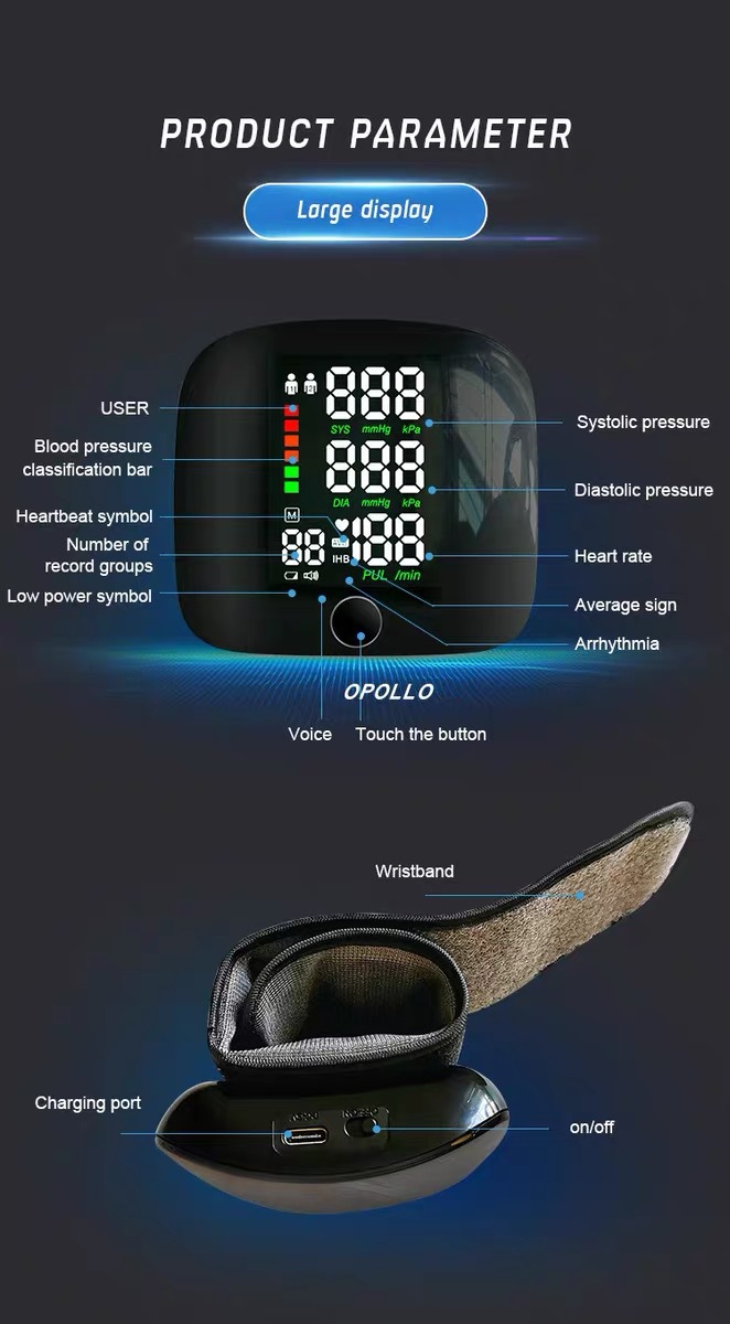 Wrist Sphygmomanometer Rechargeable Household Electronics 38 Wrist Sphygmomanometer Rechargeable Household Electronics