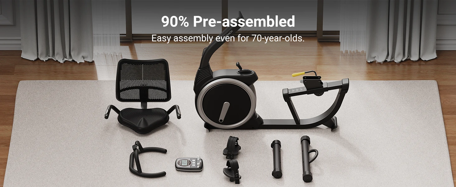 High-End Recumbent Exercise Bike – Magnetic Stationary Bike for Seniors & Adults 14 High-End Recumbent Exercise Bike – Magnetic Stationary Bike for Seniors & Adults