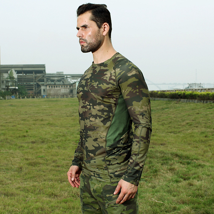 Unisex Long-Sleeve Tactical Camouflage Sport T-Shirt 20 Unisex Long-Sleeve Tactical Camouflage Sport T-Shirt
