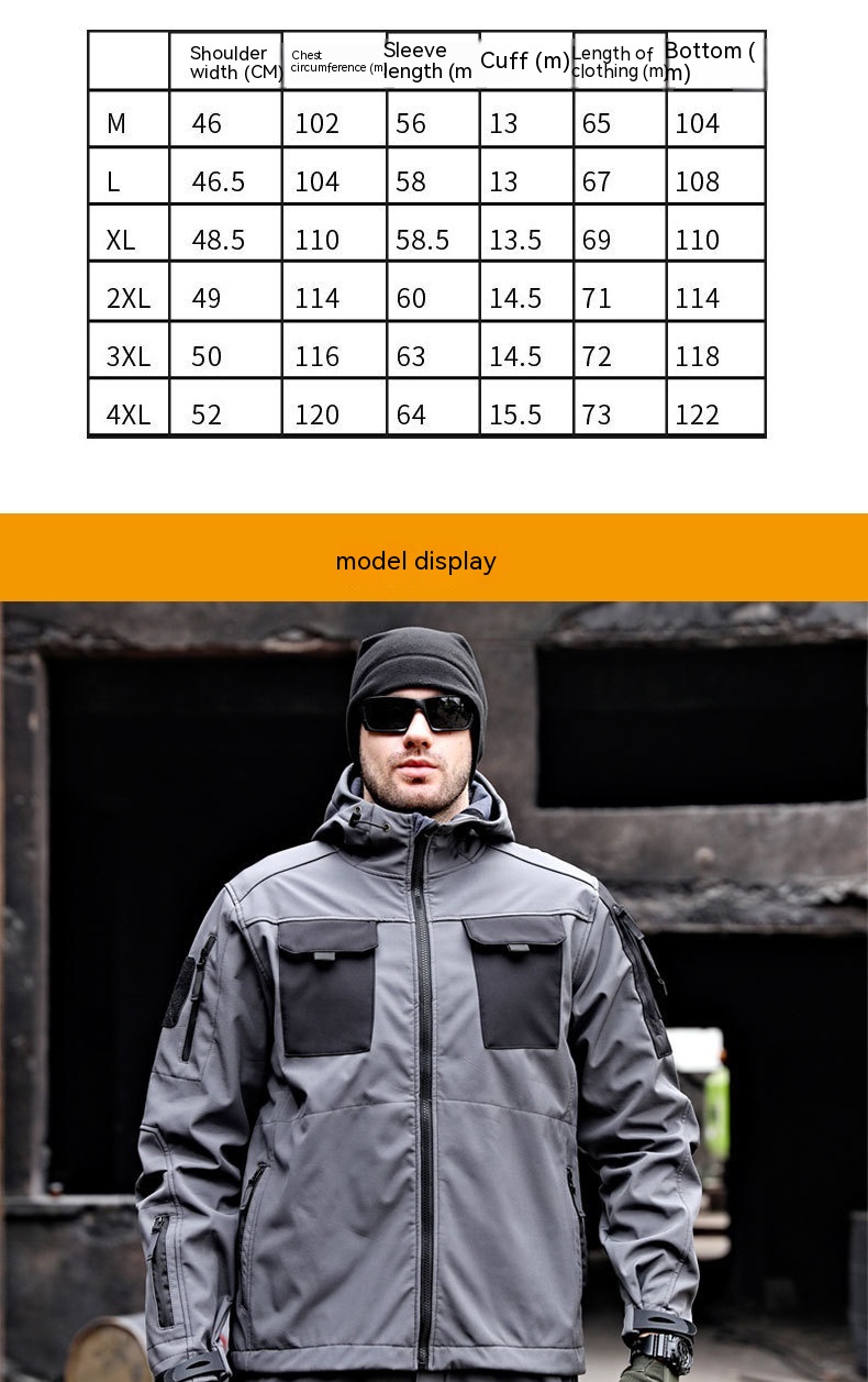 Tactical Soft Shell Jacket Tactical Windbreaker Waterproof Outdoor 31 Tactical Soft Shell Jacket Tactical Windbreaker Waterproof Outdoor