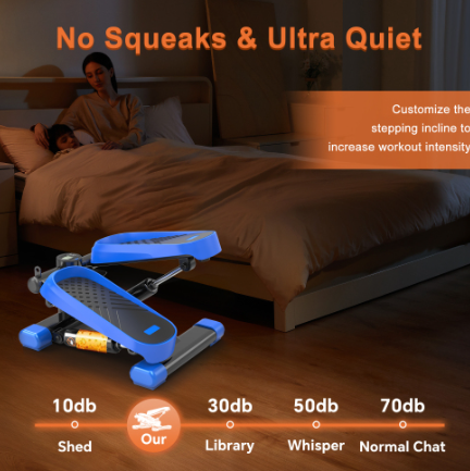 Mini Stepper With Resistance Bands And LCD Monitor 17 Mini Stepper With Resistance Bands And LCD Monitor