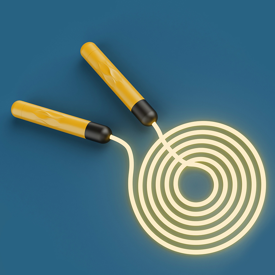 New Fitness Luminous Weight Skipping Rope 10 New Fitness Luminous Weight Skipping Rope