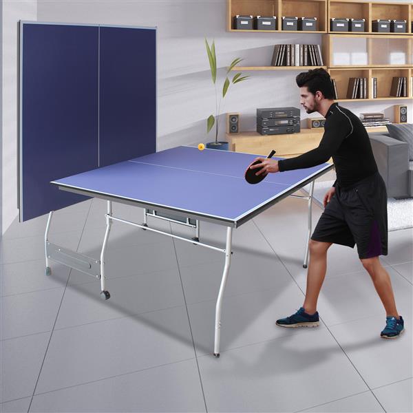 8-foot Medium-sized Table Tennis Table Foldable Portable Set 37 8-foot Medium-sized Table Tennis Table Foldable Portable Set