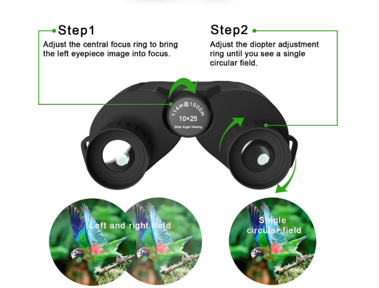 Outdoor binoculars 10x25 small Paul High-definition mini portable low-light night vision 10 Outdoor binoculars 10x25 small Paul High-definition mini portable low-light night vision