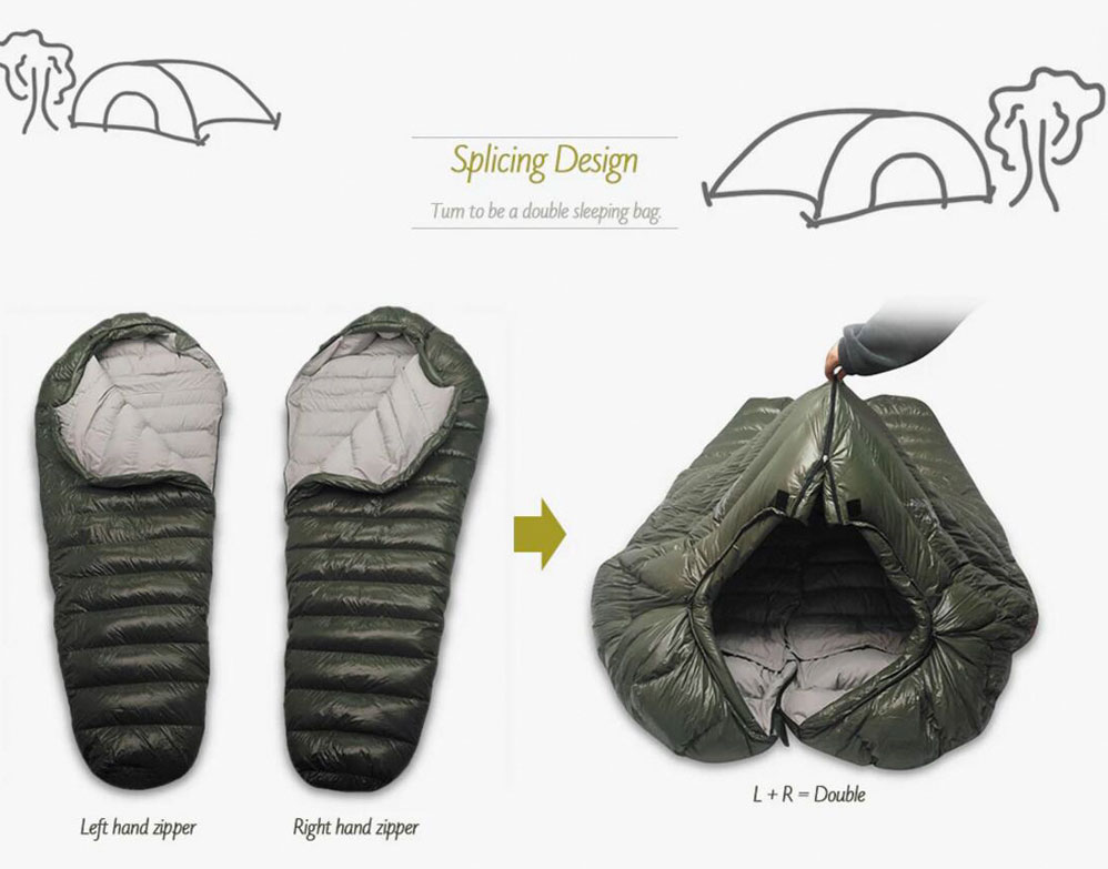 Kamperbox Cold Temperature Winter Sleeping Bag Down Sleeping Bag Winter Camping Sleeping Bag 11 Kamperbox Cold Temperature Winter Sleeping Bag Down Sleeping Bag Winter Camping Sleeping Bag