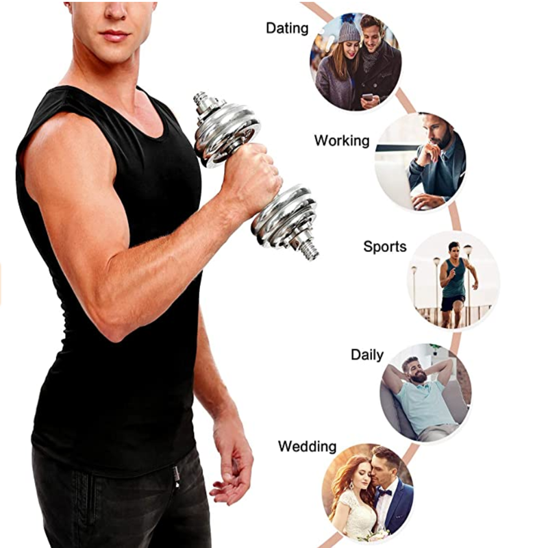 Fitness Corset Men's Shapewear Heat Trapping Shirt Sweat Body Shaper Vest Bodysuit 74 Fitness Corset Men's Shapewear Heat Trapping Shirt Sweat Body Shaper Vest Bodysuit