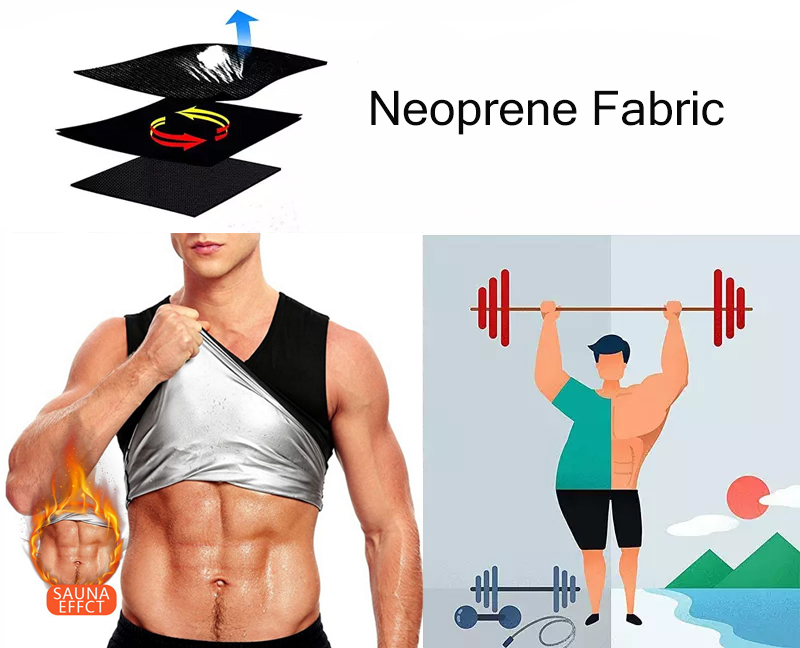 Fitness Corset Men's Shapewear Heat Trapping Shirt Sweat Body Shaper Vest Bodysuit 72 Fitness Corset Men's Shapewear Heat Trapping Shirt Sweat Body Shaper Vest Bodysuit