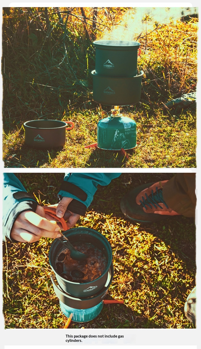 Widesea Outdoor Cookware Set Heat-Collecting Energy-Boosting Camping Cooking Gear 9 Widesea Outdoor Cookware Set Heat-Collecting Energy-Boosting Camping Cooking Gear