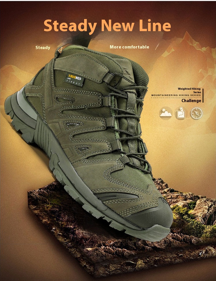 Waterproof Tactical Desert Boots – Men’s Mid-Top Outdoor Hiking Shoes 40 Waterproof Tactical Desert Boots – Men’s Mid-Top Outdoor Hiking Shoes
