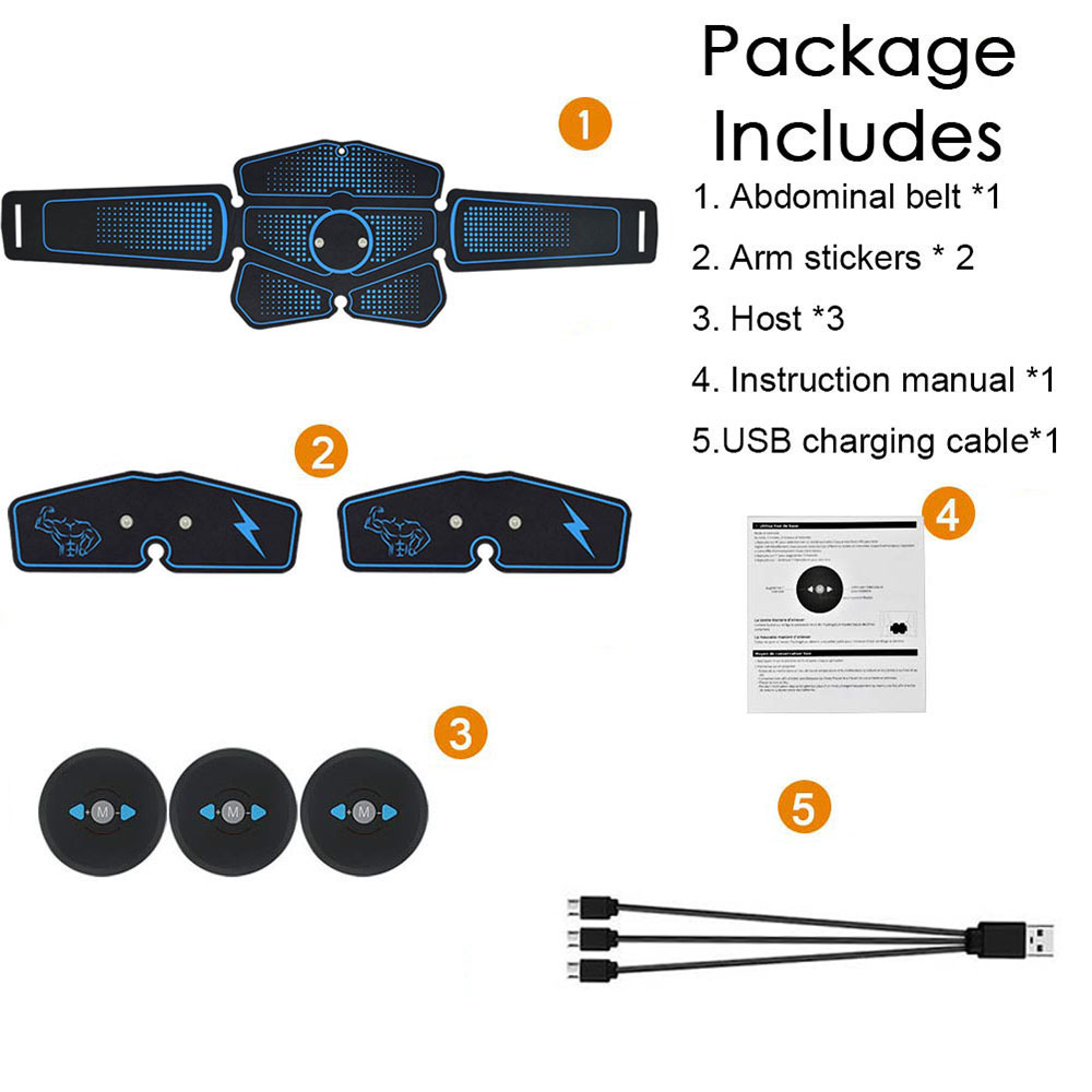 Abdominal muscle training with EMS fitness equipment 7 Abdominal muscle training with EMS fitness equipment
