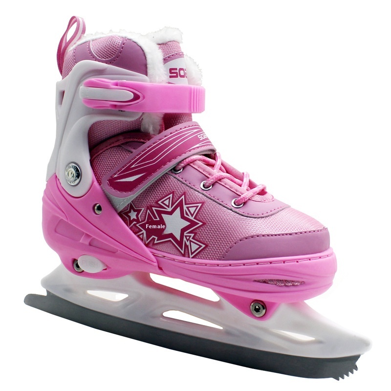 Children's Plush Insulated Adjustable Ice-Skating Shoes 18 Children's Plush Insulated Adjustable Ice-Skating Shoes