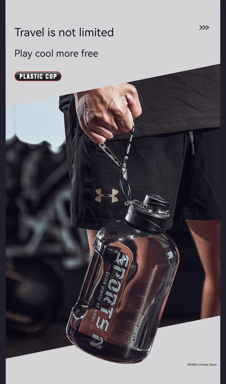 Large Capacity Sports Water Bottle 1.7L / 2.7L / 4L / 5L 61 Large Capacity Sports Water Bottle 1.7L / 2.7L / 4L / 5L