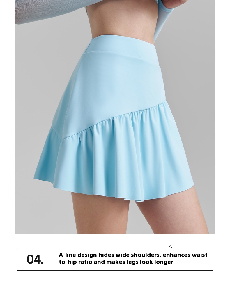 Pleated Fitness Yoga Skirts Sports Tennis Skirt 16 Pleated Fitness Yoga Skirts Sports Tennis Skirt